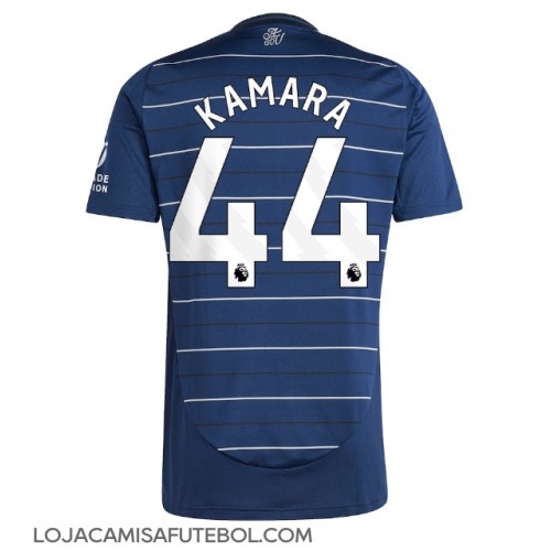 Camisa de Futebol Aston Villa Boubacar Kamara #44 Equipamento Alternativo 2024-25 Manga Curta